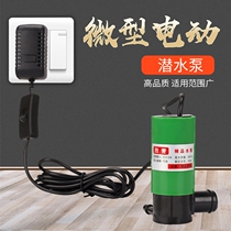 Small water pump micro 12V water pump self-priming pump water drill perforated water pump angle mill cutting submersible pump