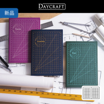 Hong Kong Daycraft Degev Flagship Digital Board Series A5 Grid Notebook Notepad Creative Handbooks Cutting Sleeve Little Fresh Gift Gift
