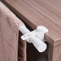 Adjustable rotatable shower curtain rod holder Rod hanging clip curtain shower rod hanging clip rack rod stick fixing clip