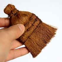 Tea tray brush sweeping tea tray cleaning brush tea table brush brush tea pen Brown brush mane brush natural mountain bamboo wood