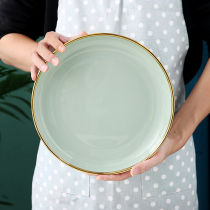 Dishes Dish Suit Home Plate Jingde Town Ceramic Bowls Tray Cutlery Light Lavish Disc Phnom Penh Deep Pan Rice Tray Composition