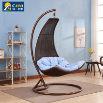 Designer creative ins sunshine room rocking chair handmade rattan hanging hanging chair swing homestay balcony Net red hanging basket