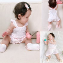 Summer newborn baby jumpsuit female baby climbing suit vest thin Ha clothes Triangle shirt 01-2 years old