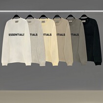 FEAR OF GOD FOG ESSENTIALS MULTI-LINE FRONT LETTERS TIDE BRAND LOOSE HIGH STREET BASE SHIRT LONG SLEEVE