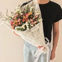 Super Sinnet Red Race Baleid Bundle Rose Dry Flowers Full of Sky Star Xiaoxin Xinxins Department Girlfriends Graduate Gift Gift