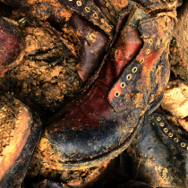 visvim uncle gui LAFAYETTE mud-dyed Goodyear handmade retro Japanese tide all-match mens shoes tide boots