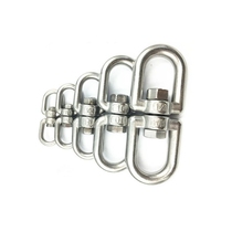 Chain joint buckle 304 stainless steel rotating ring 8-word rotating ring Connecting ring Chain buckle dog chain rotating ring ten thousand