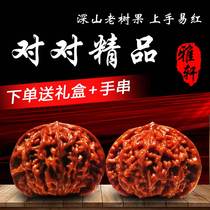 Play with walnuts Play with walnuts Play with Lions head boutique four buildings Large official hat stuffy white apple garden hemp walnuts