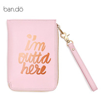 ban do ladies Getaway travel handbag bag pink ladies hand bag L-shaped zipper bag