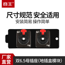 soundking sound king I22 6 5 socket 6 35 socket Three-core large two-core socket
