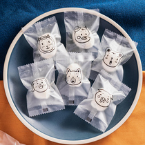 Net Red Milk Date Packing Bag Machine Seal Bag Transparent Cartoon Candy Biscuit package