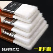 Wool Brush soft hair cleaning paint Paint Emulsion Varnish Brushed Oil Barbecue Brush Baker Painted Wool Brush Small Brush