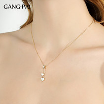 925 silver sweet love necklace female tide Net red ins simple collar niche design sense temperament choker pendant