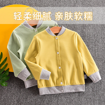 Baby spring boy baby early spring coat coat children Girl cotton cardigan sweatshirt foreign Spring and Autumn 3 years old