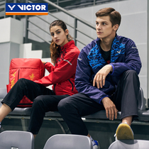New Victor victor badminton suit Victory male and female with long sleeve speed dry autumn and winter sports clothes jacket