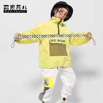 Kesha children hip-hop hiphop suit girls Korean jazz dance childrens performance street dance clothes tide clothes