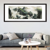 Artisan Su embroidery The magnificent mountain river Home Residence Decoration Hanging Painting Embroidery Genuine Silk
