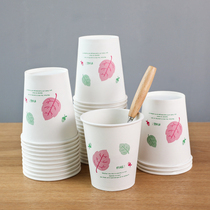 Disposable paper cup household milk tea coffee Cola colored cup thickened wedding office commercial water cup large