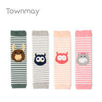 Tong Mai baby crawling knee socks autumn and winter leg sock sleeve sleeve cotton plus velvet thickened infant