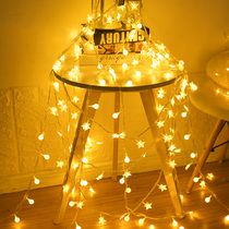 led light string battery USB round ball string light starry Christmas light star light Net red ins decorative light