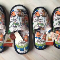 2 pairs of new Japanese Dijia indoor leather bottom spring and autumn cute couple Mens womens shoes slippers