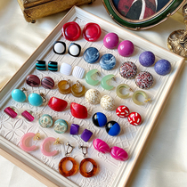 Antique jewelry vintage earrings 100 hitch elegant European and American delicately summer trendy retro ear clips 08