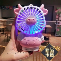USB small fan mini rechargeable mute portable small electric fan desktop home student dormitory bed