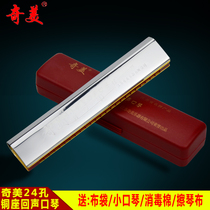 Chimei Starlet Echo 24-hole Harmonica C-tone Beginner child Adult student Entry Echo Polyphonic Harmonica