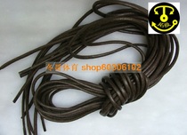 Brown outdoor boots long shoelaces 4MM waxed hard length 100-300cm total data