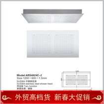 YJB Double Function Suction Top Shower 120x60cm Top Spray 304 Stainless Steel Hotel Villa Bath Shower Spray Head