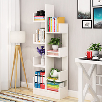 Bookshelf Simple modern floor-to-ceiling simple mini space-saving living room Economical bookcase Childrens small bookshelf shelf