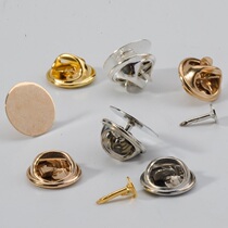 Pearl nail buckle collar buckle Cardigan shawl buckle pin Small brooch collar pin Collar buckle Thorn horse needle back buckle Snap buckle material