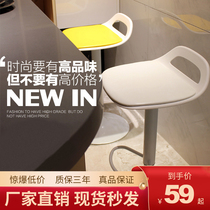 Bar chair modern simple high stool lifting bar stool bar stool front bar chair cash register stool home backrest chair