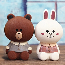 Cute rabbit piggy bank 2021 New Girl Princess piggy bank can take out large capacity