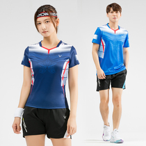 New speed dry lovers badminton suit men and women sports suit short sleeve shorts table tennis clothes for children male and female