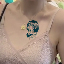 Girl tattoo stickers not halo color juice juice figure tattoo stickers cant be removed tattoo stickers can last 2 weeks tattoo