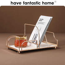 Good thing has Net red mask storage box light luxury desktop cosmetics storage basket dressing table skin care rack