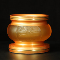 Taiwan for the Buddha incense burner pure copper for the god of wealth glass incense burner home room offering sandalwood incense burner antique copper stove