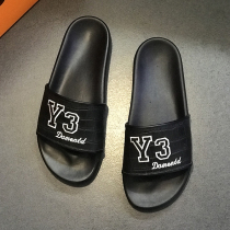 DAMENTD genuine leather Y3 lined slippers mens shoes 2020 Summer new Chauffes Anti-slip slippers for 45 large yards