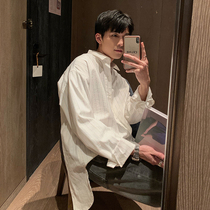 Hualun Spring Striped Shirt Men Korean Edition Trend Handsome Casual Versatile Long Sleeve Versatile Shirt ifashion
