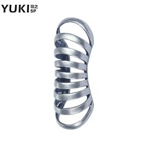 YUKI personality hipster single silver jewelry U-shaped silver ear clip men and girls without ear hole multi-ring retro ear clip