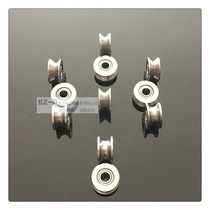 Horizontal machine non-standard miniature guide wheel bearing 624zz V U groove 4*13*6 7 4 Cross-line pulley 625 604 608