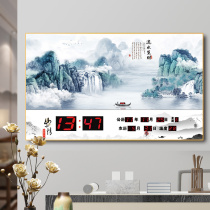 XUTER Wannien Calendar Electronic Clock 2021 New Wall Digital Landscape Wall Wall Watch Creative Ultra-thin Wall Calendar Clock