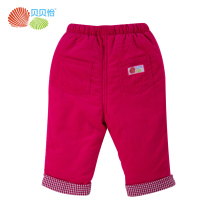 Beibei Yi baby corduroy pants thickened warm winter cotton pants Baby casual pants Mens and womens trousers