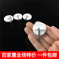 Japan MS strong 3M adhesive hook Kitchen cabinet ceiling small hook 180 degree rotating movable ceiling hook