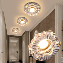  LED spotlight 3w5w Downlight Bulls eye embedded living room hole light Ceiling crystal light Cats eye light Ceiling aisle light