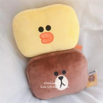 South Korea purchases Brown Sally Square Soft plush car car pillow