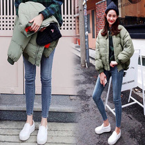 Pregnant women pants in spring and autumn wear early days of pregnancy large casual bottle pants Fashion small foot jeans autumn clothing