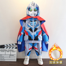 Altman clothes winter boy Zetaga velvet suit Halloween Dijia costume childrens Roe winter dress