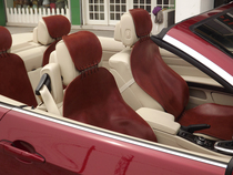 Olintou Layer Water Buffalo Leather Car Cushion Five Sets High-end Minima Genuine Leather Car Seat Cushion Summer Heat Dissipation Ventilation